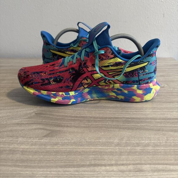 ASICS Noosa Tri 14 Tropical Women’s Size 11 ‘Pink Glow' Multicolor Running - Picture 8 of 11